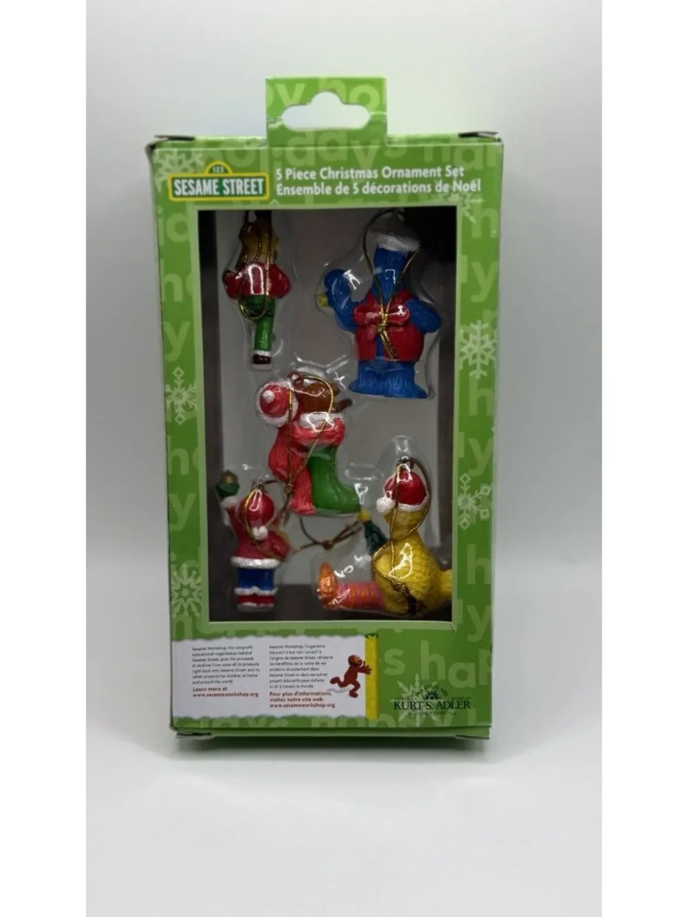 Kurt S. Adler SESAME STREET 5 Piece Christmas 